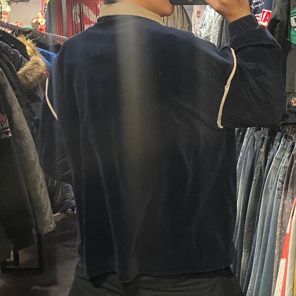 [IM] Sean John 션존 네이비 벨벳 져지 상품이미지6