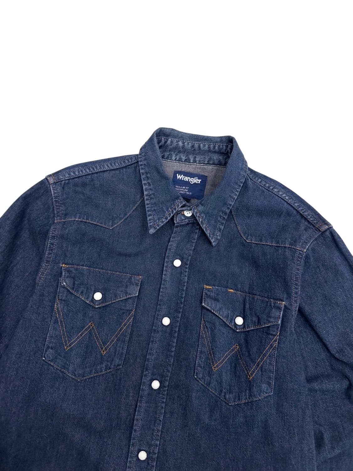 랭글러 샴브레이 청셔츠 (M) 상품이미지2