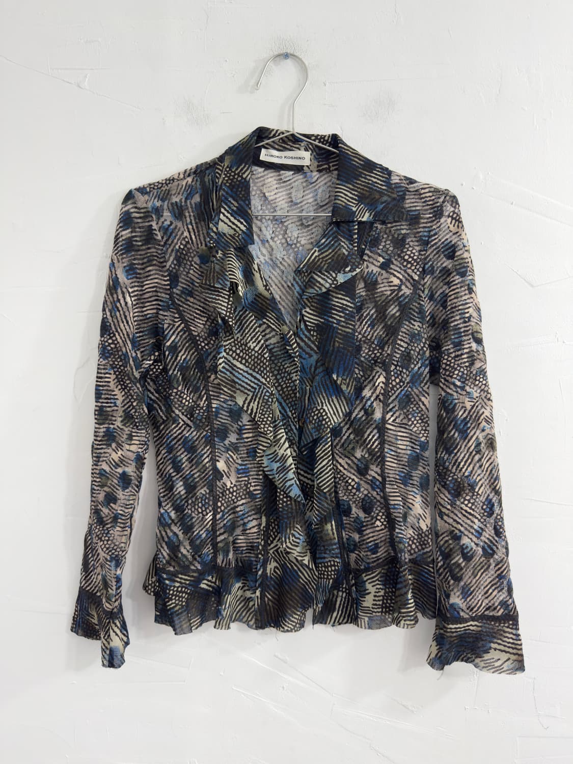 hiroko koshino mesh blouse 상품이미지1