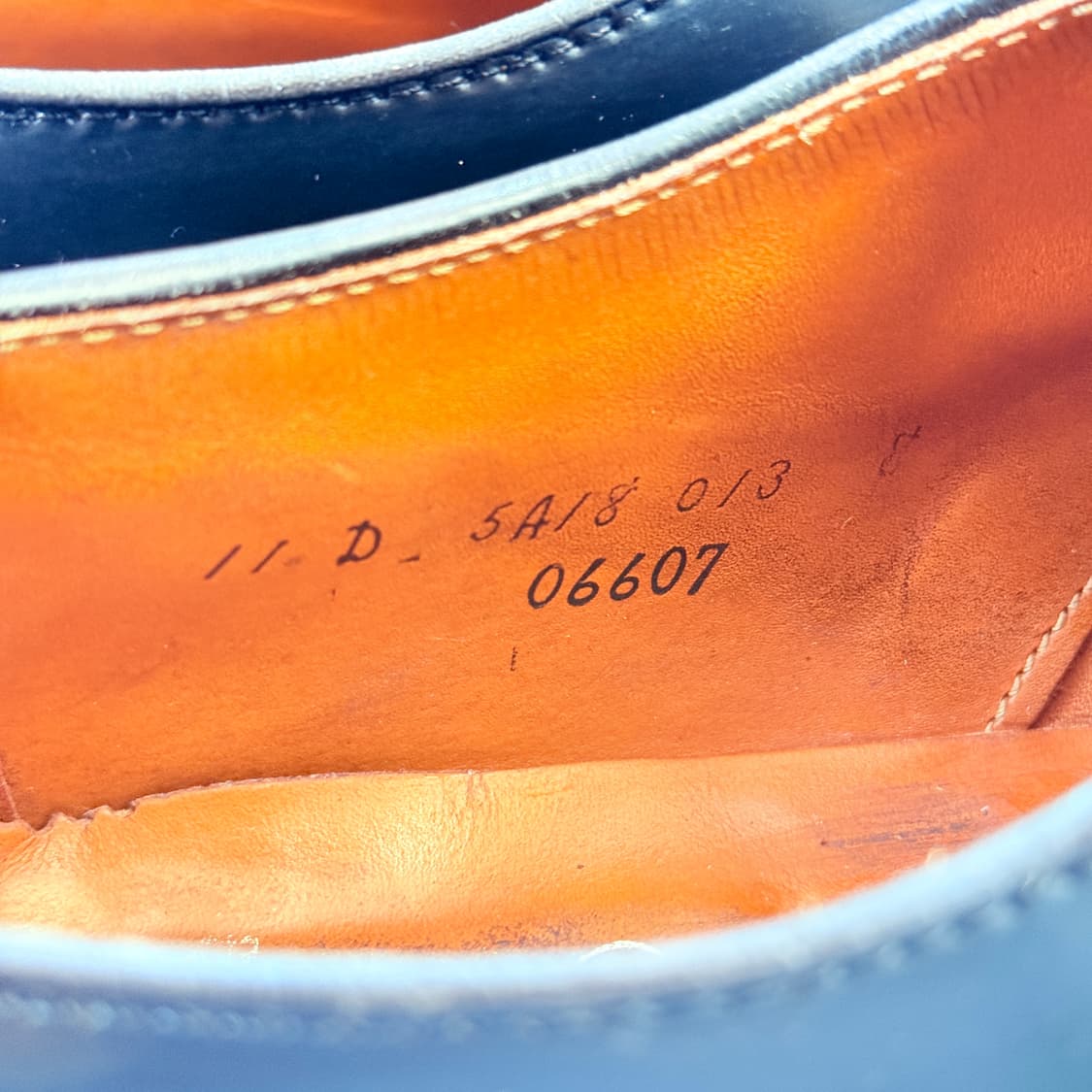 [11D] 알든 06607 블랙 코도반 스트레이트 팁 더비 (2161) 상품이미지9