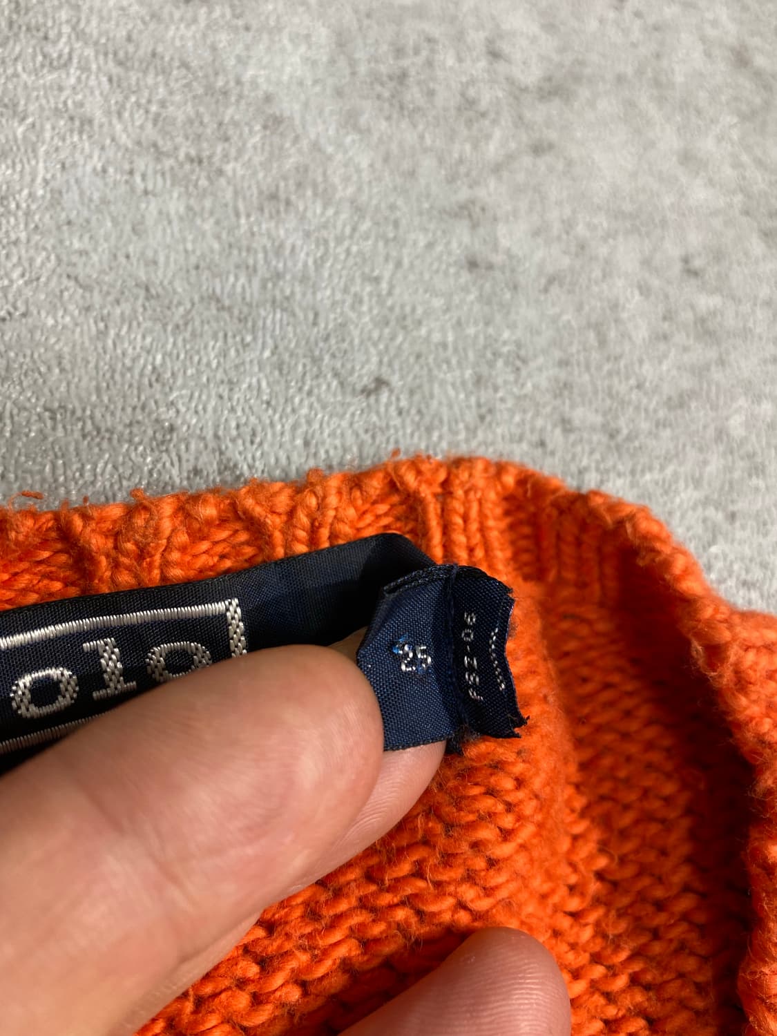 [L] Polo Ralph Lauren 폴로 오렌지 니트 상품이미지8