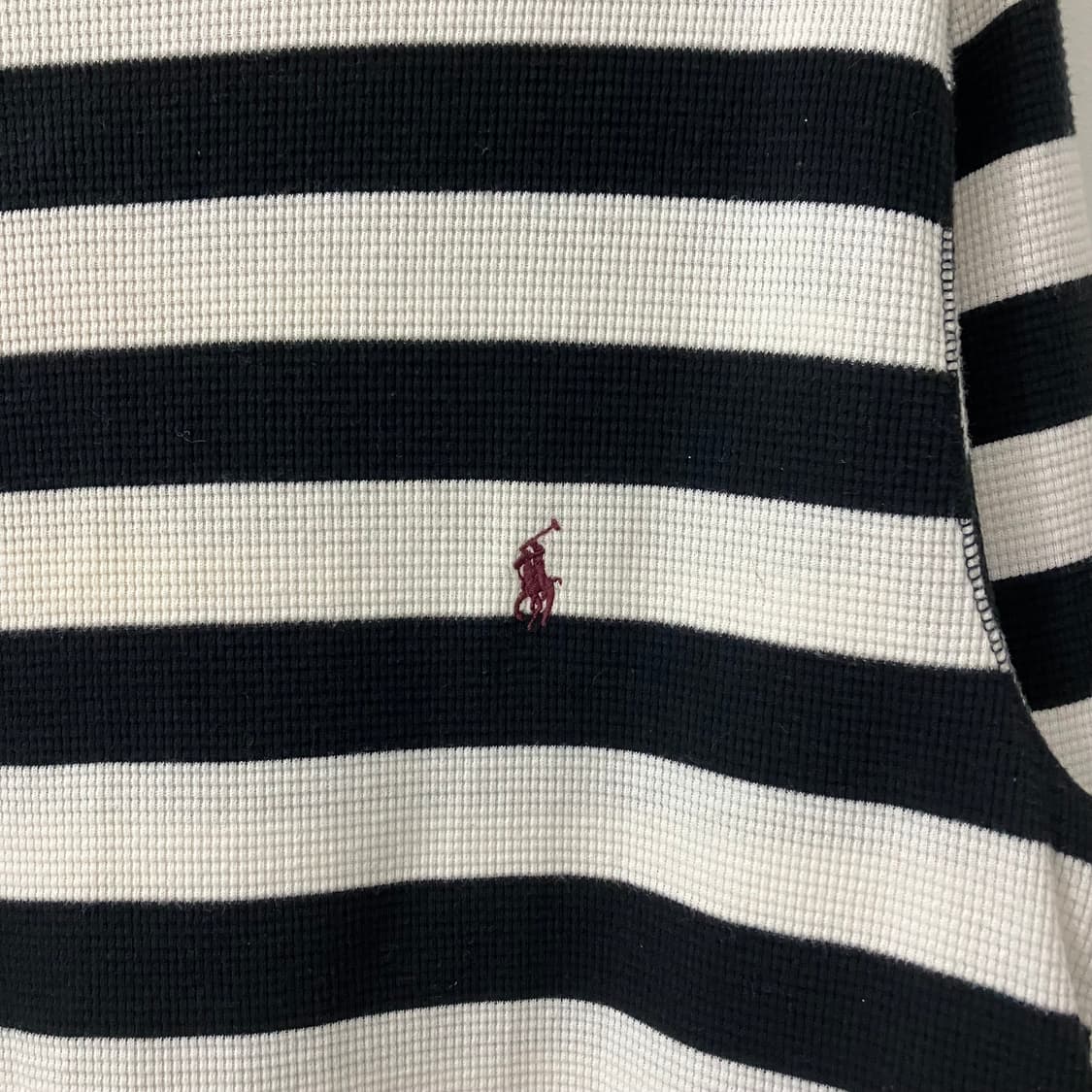 69 폴로 스트라이프 와플 롱슬리브 상품이미지2