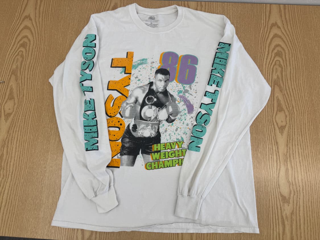 90s 빈티지 마이크타이슨 긴팔 티셔츠 상품이미지1