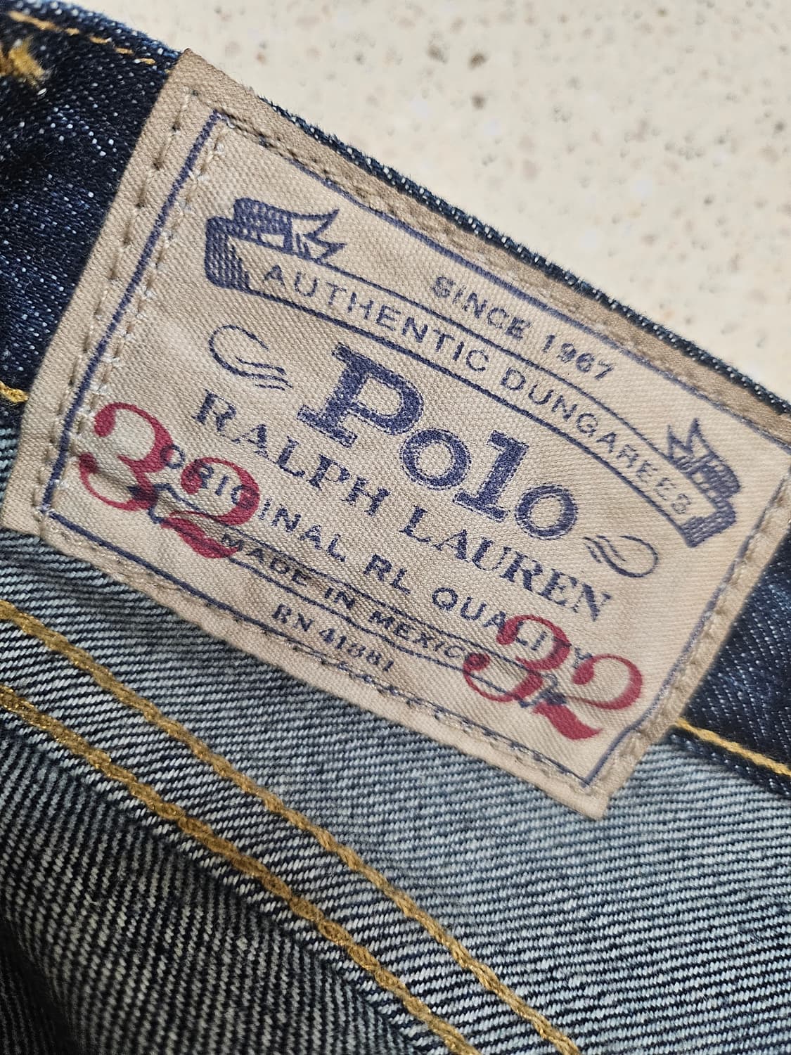 폴로 랄프로렌 베릭 슬림 스트레이트 데님 32 상품이미지5