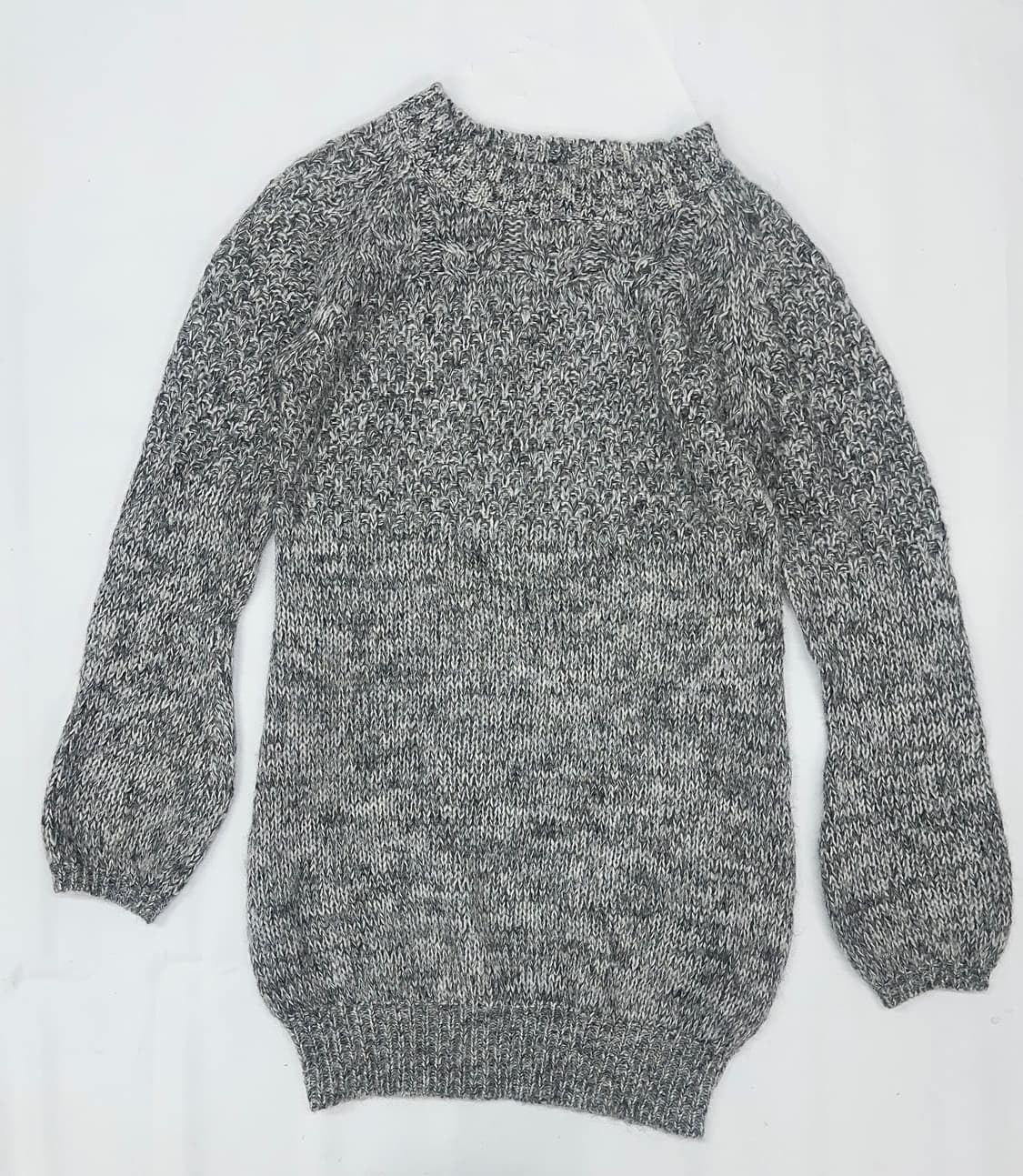 🤍슈슈룬 쇼콜라깔 도트 롱 니트 코디세트🤍 레이어드 그런지 러블리 상품이미지3