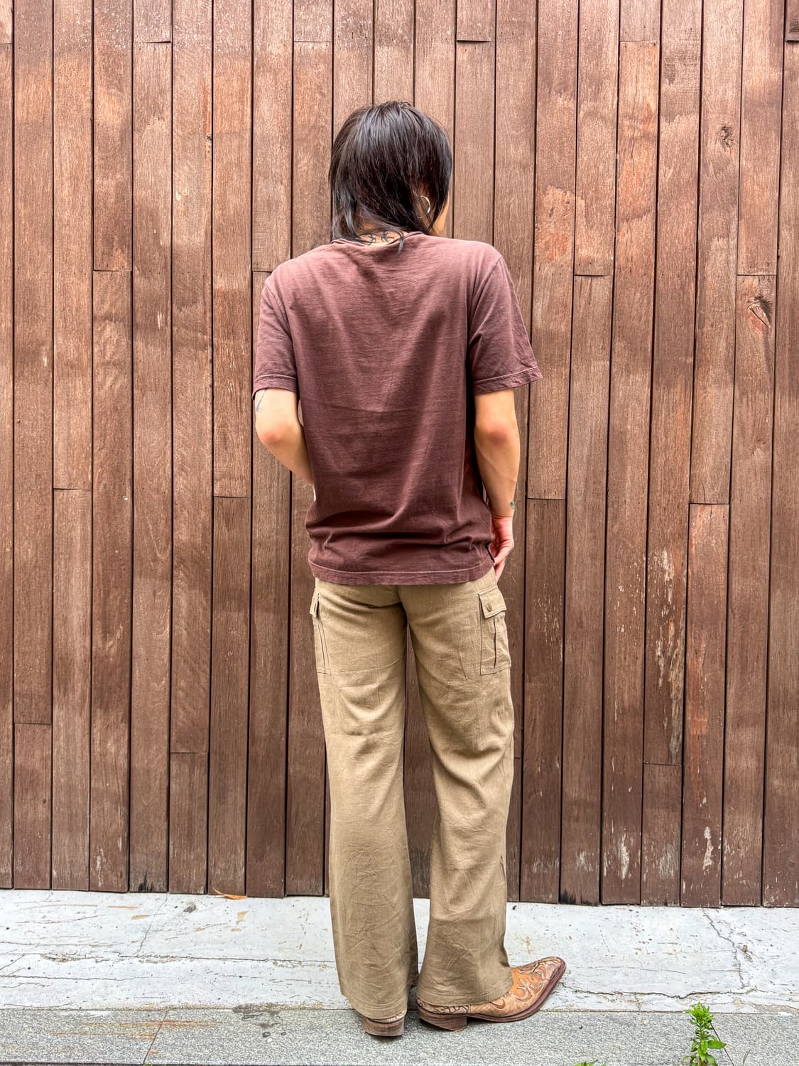Vintage Wide Cargo Flare Pants 상품이미지4