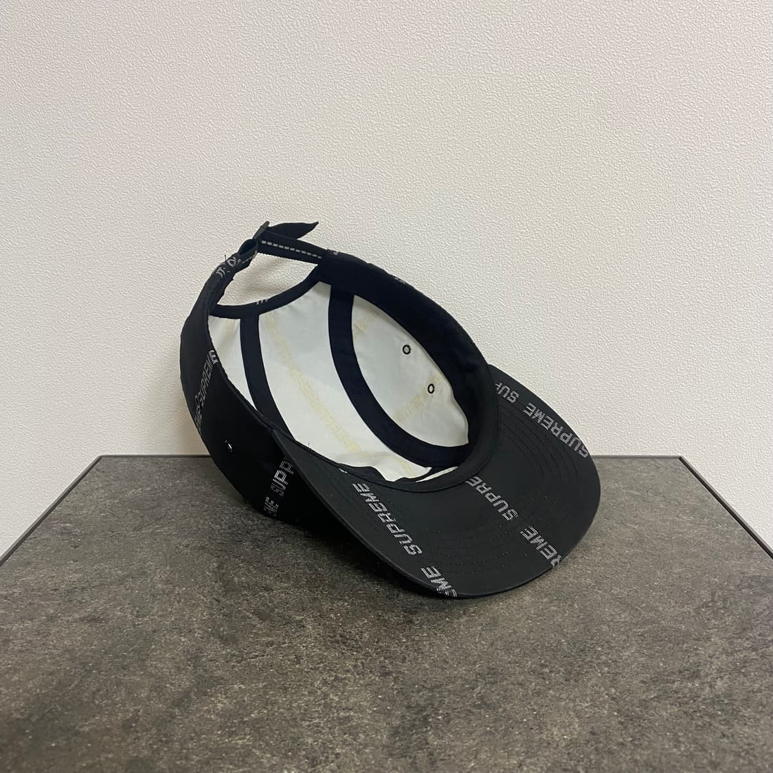 (OS) 슈프림 박스로고 캠프캡 모자 리플렉티브 로고 블랙 상품이미지7