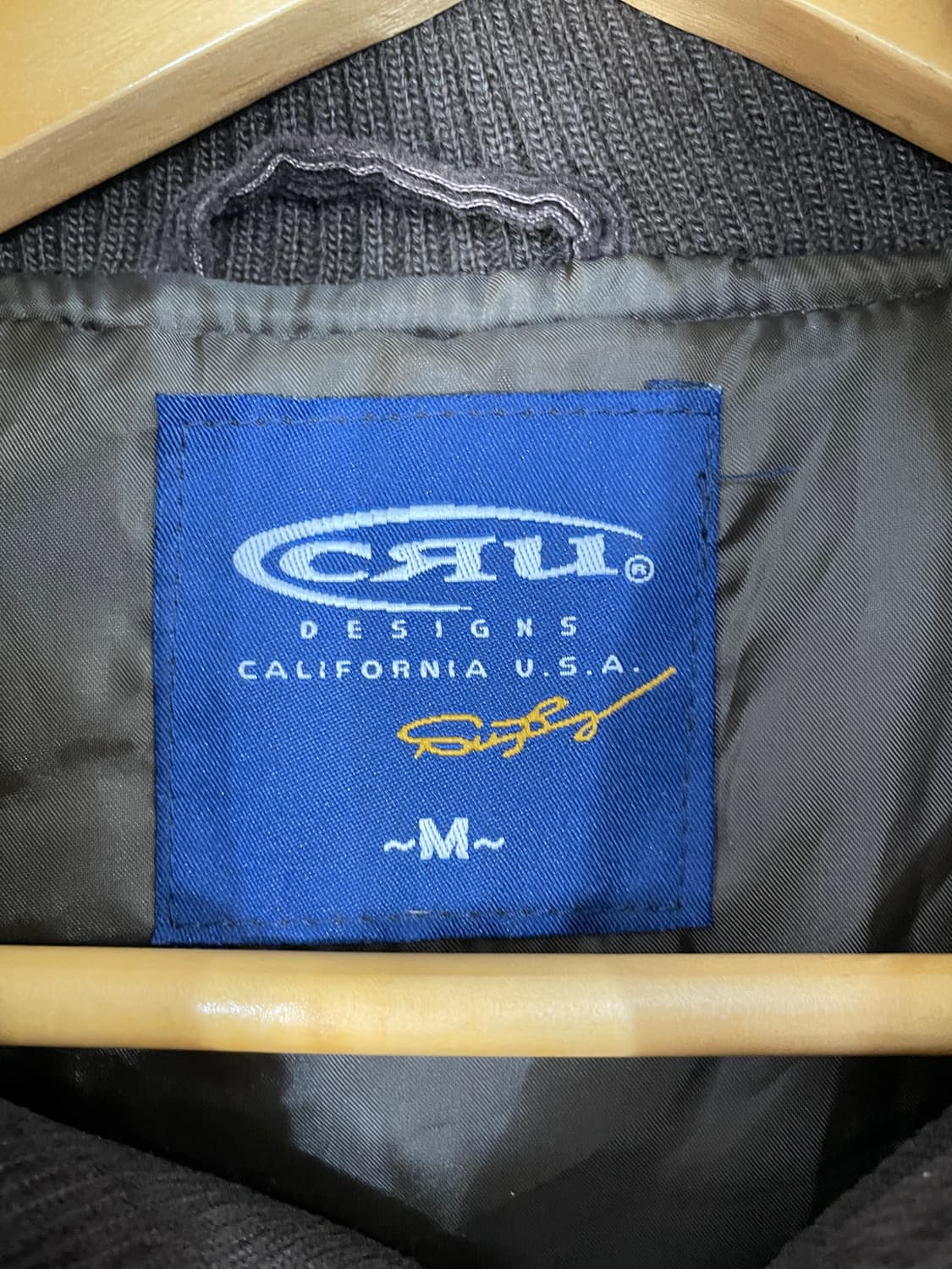 일본빈티지 CRU 울프죠 퍼 후드 브라운 패딩 크롭 자켓 M 상품이미지9