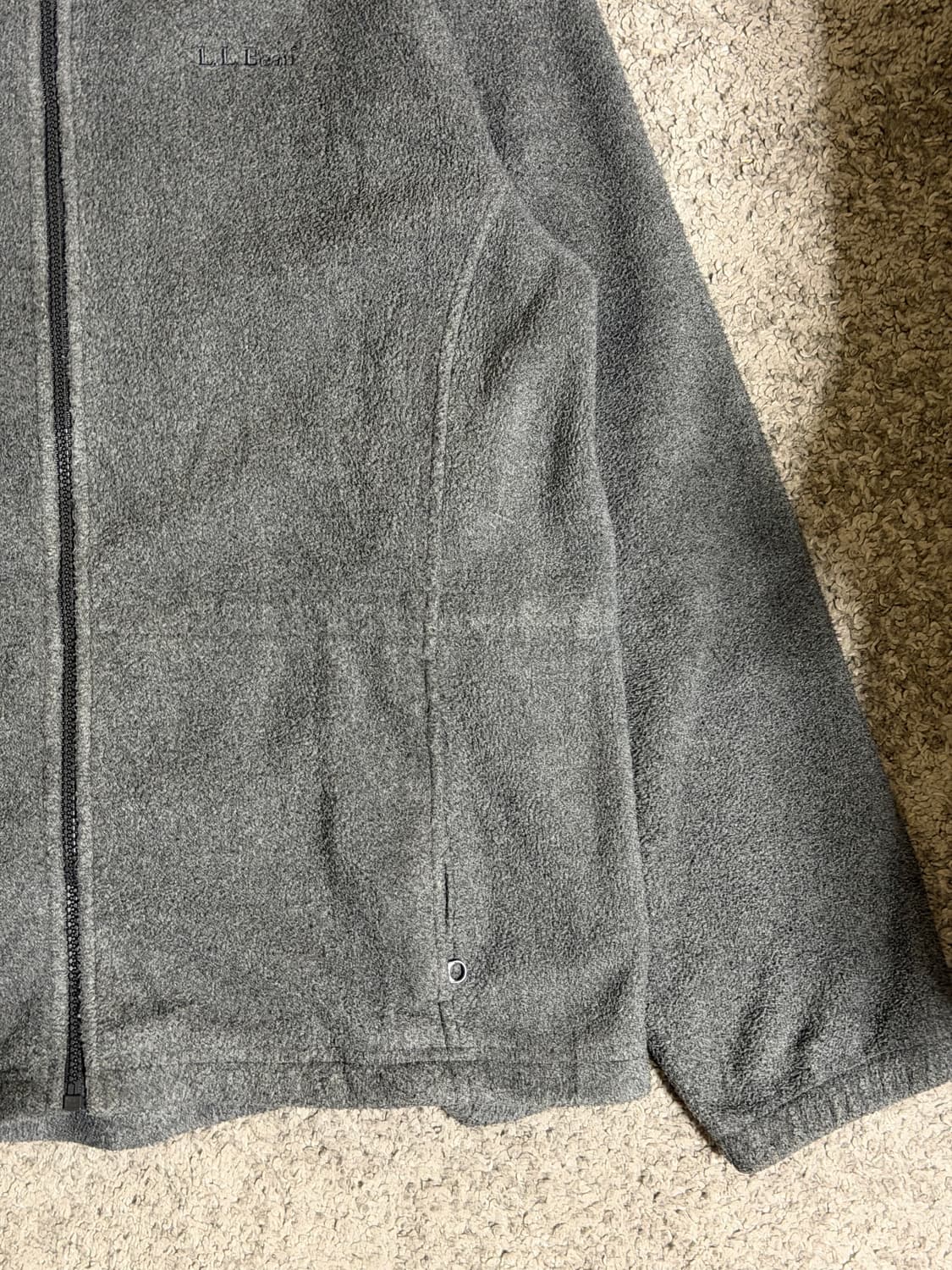 90s 엘엘빈 플리스 집업 made in USA 상품이미지5