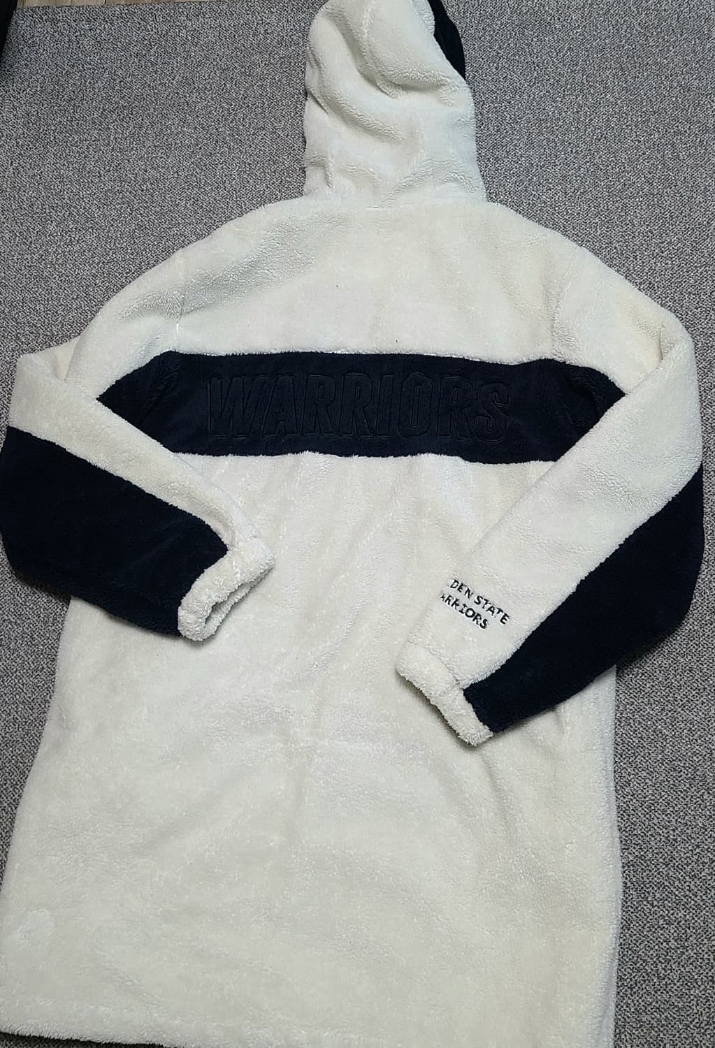 NBA 골든스테이트 워리어스 컬러블럭 롱기장 보아 후드집업  아메리칸 버 상품이미지9