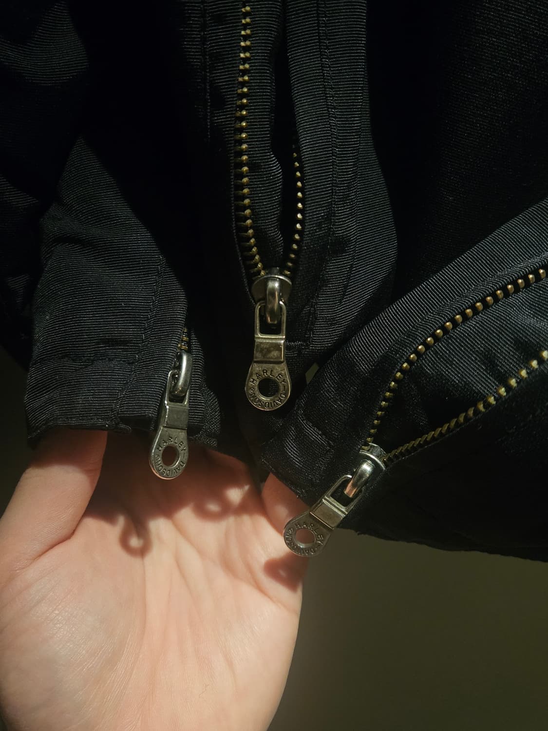 할리데이비슨 암포인트 자수 레터링 바이커자켓 3XL 상품이미지5