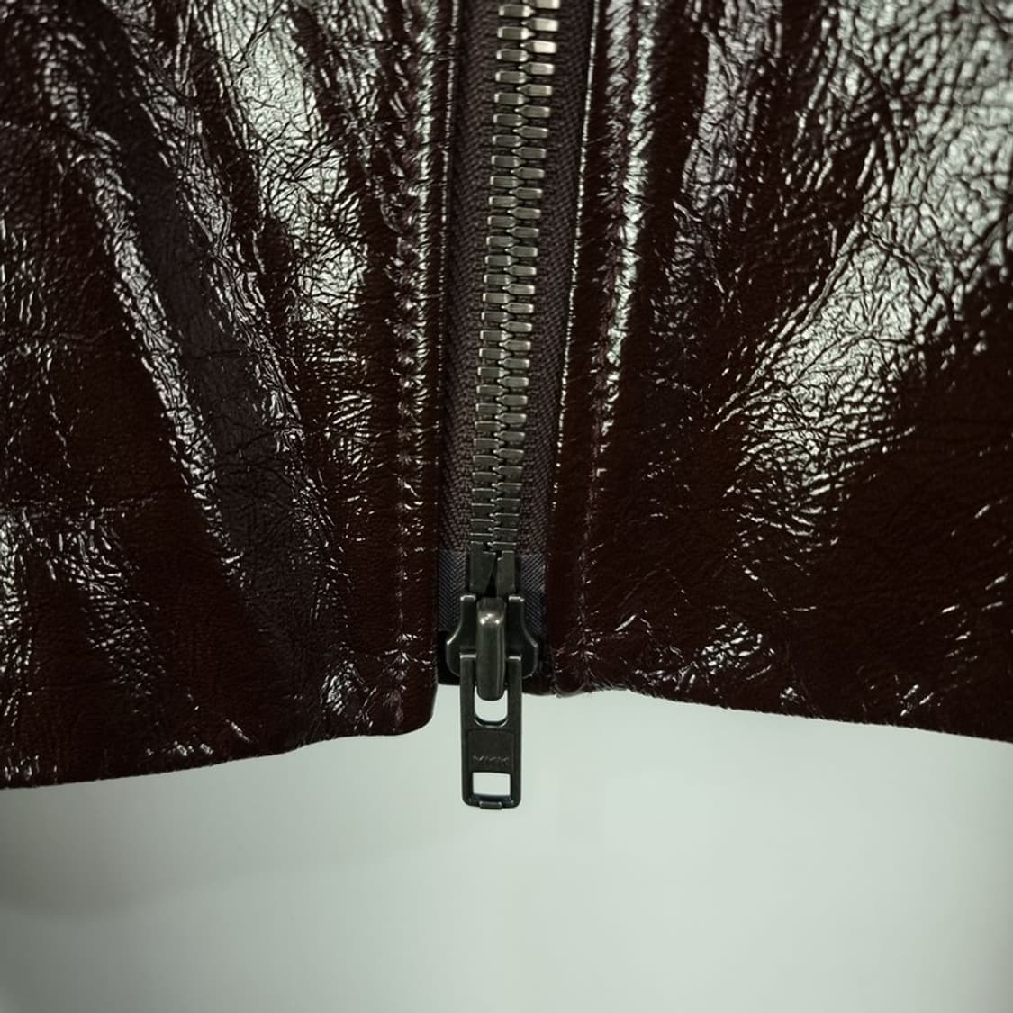 [띠어리] 리얼 램스킨 양가죽 사선 레더 자켓 M19016 상품이미지5