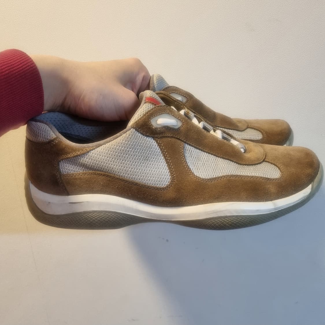 프라다 아메리칸컵 uk 8브라운 스웨이드 상품이미지2