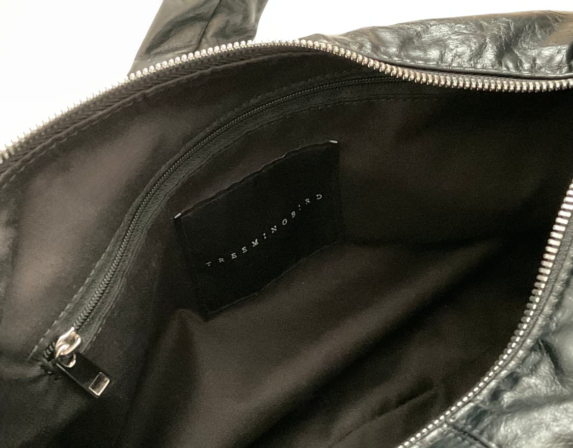 트리밍버드 Zipper Finishing Leather 호보백 가방 상품이미지6