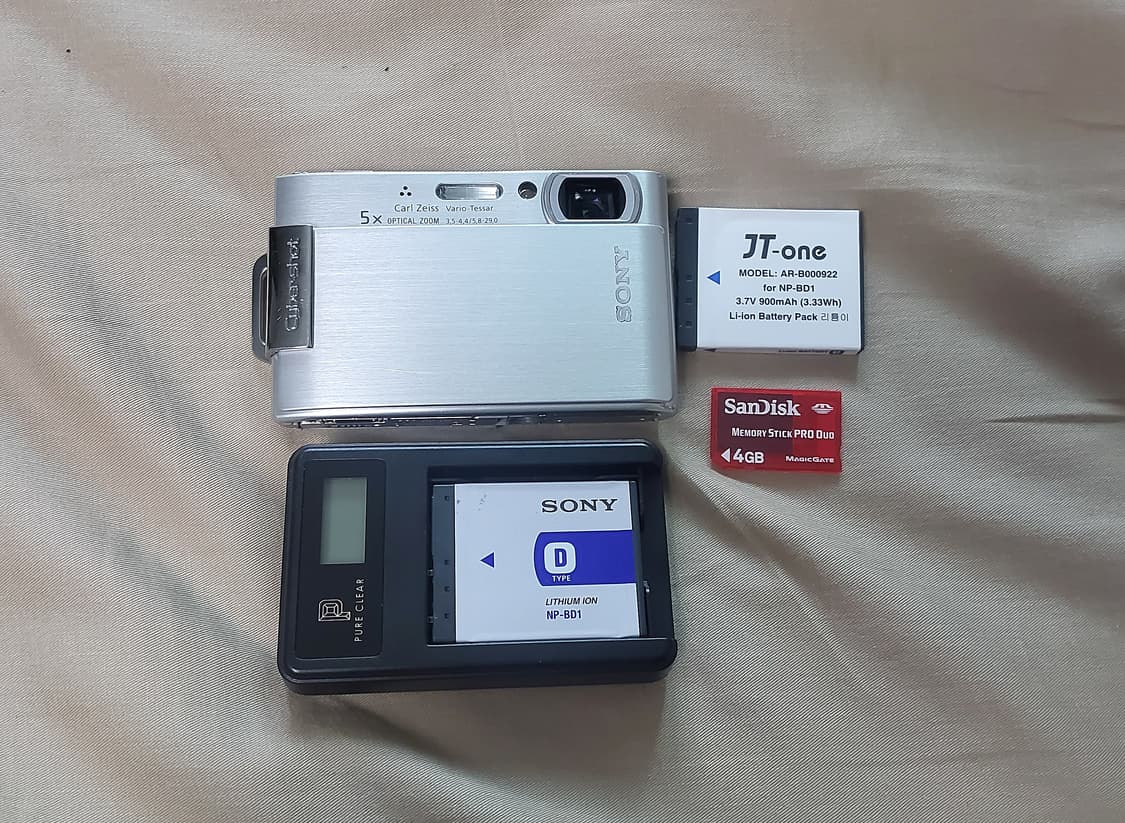 풀구성 소니 사이버샷 T200 SONY DSC-T200 슬라이드 실버디카 상품이미지3