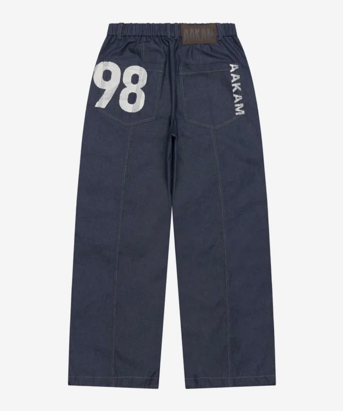 아캄 98 핀턱 데님 팬츠 상품이미지3