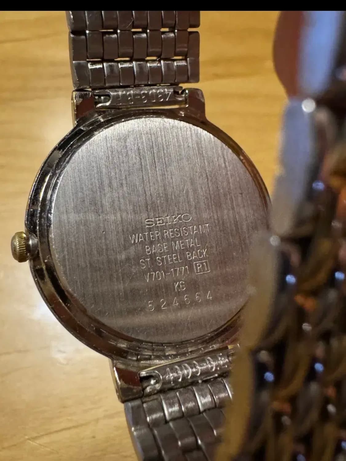 90년대 세이코 콤비 쿼츠 검판 상품이미지4