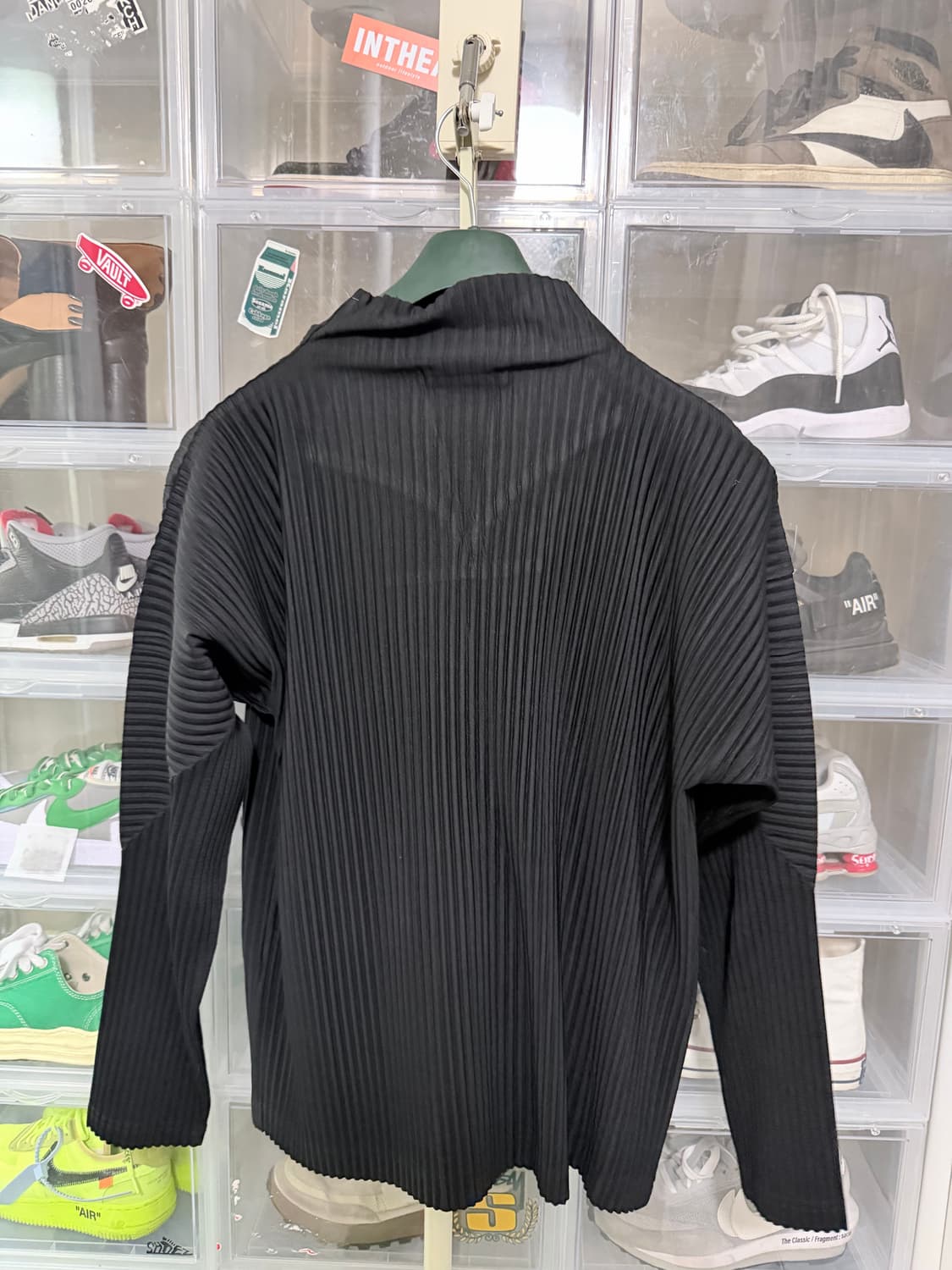 3size) 옴므플리셰 플리츠 집업 자켓 상품이미지2