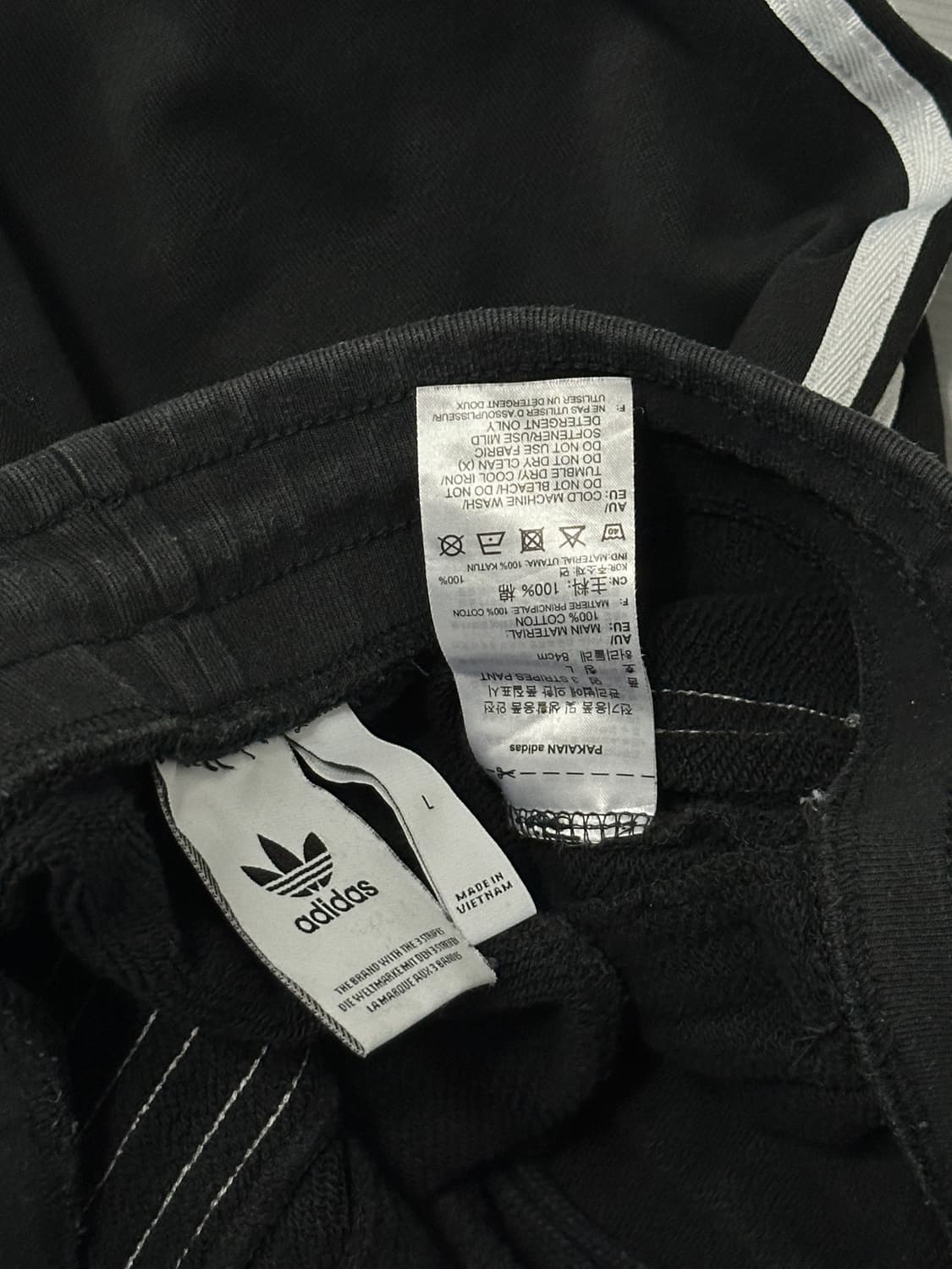 아디다스 트레이닝 트랙 팬츠 블랙 L  상품이미지5