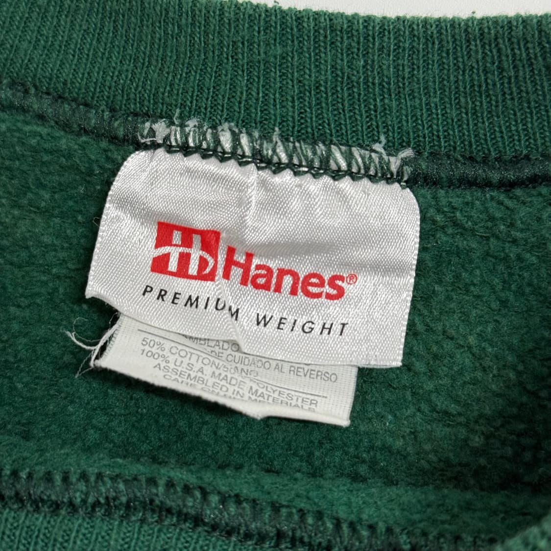 90s 헤인즈 50/50 플레인 빈티지 스웻셔츠 상품이미지3