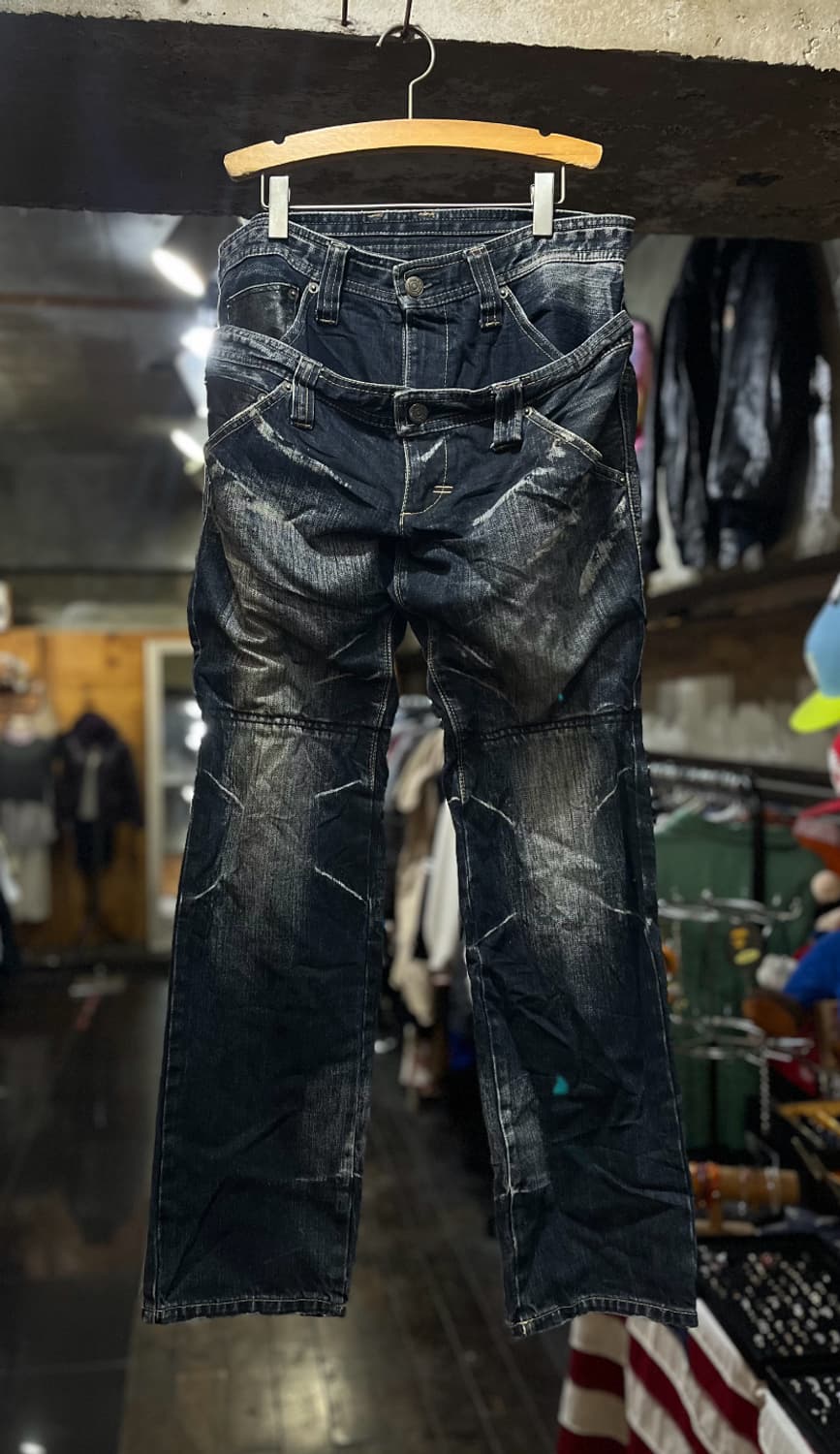 00s PPFM  더블 웨이스트 레이어드 팬츠 상품이미지2