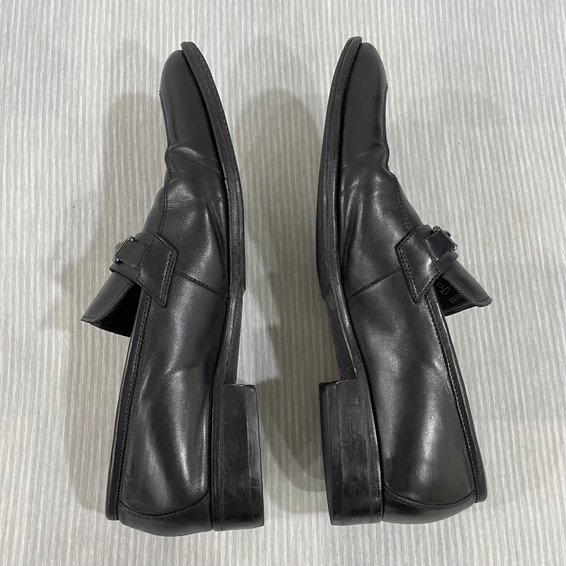 491) HugoBoss 휴고 보스 레더 홀스빗 로퍼 US10 상품이미지5