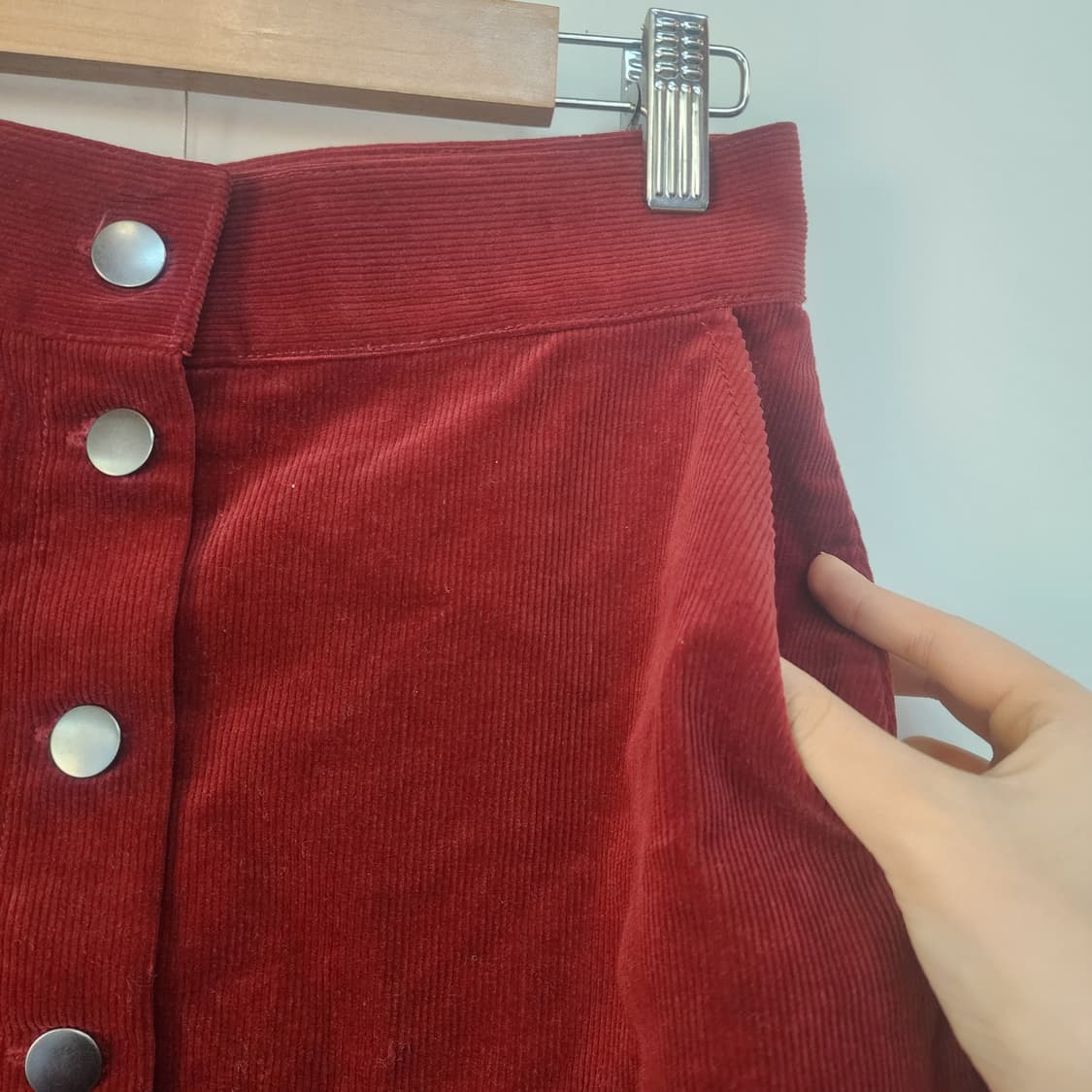 앤아더스토리즈 코듀로이 미니스커트 상품이미지2