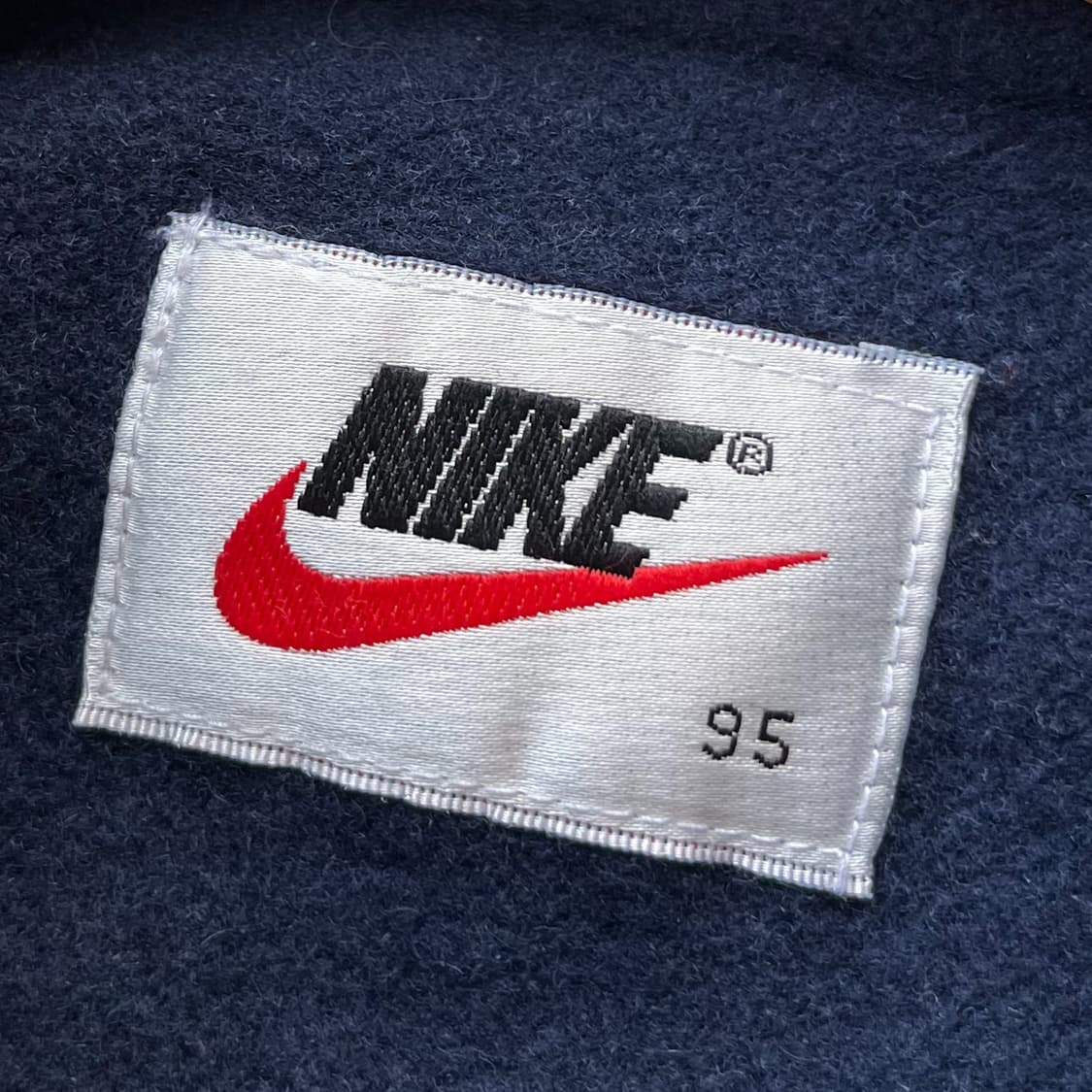 나이키 90s 아치로고 백스펠아웃 네이비 울바시티자켓 상품이미지9