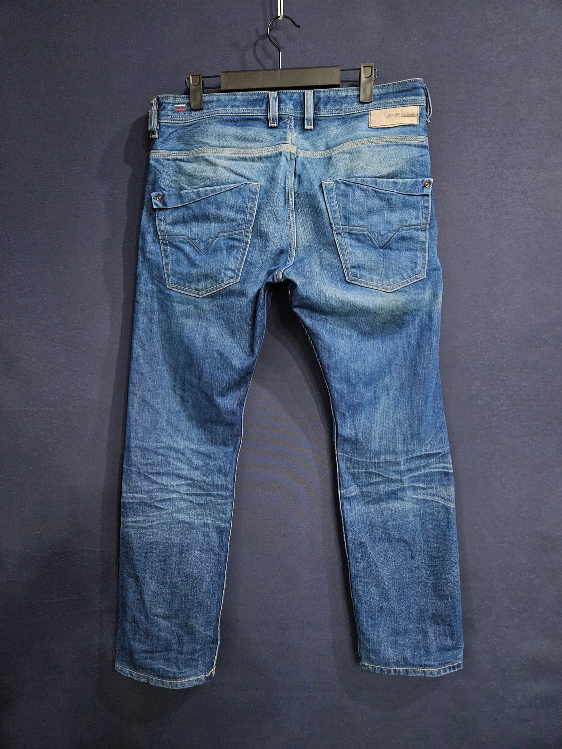 디젤 블루 남성 슬림핏 허리 32 데님팬츠  상품이미지2