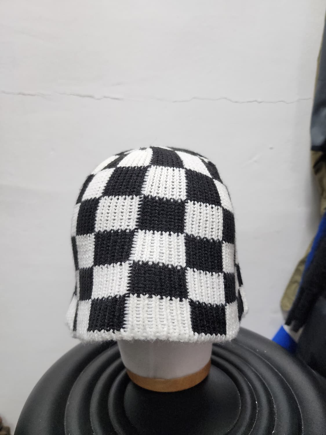 체커보드 바둑판 벙거지 상품이미지1