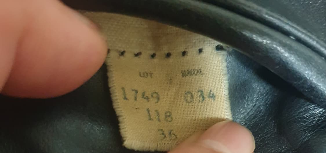80s 퍼펙토 쇼트 모터사이클 자켓 118 블랙 (36사이즈) 상품이미지7