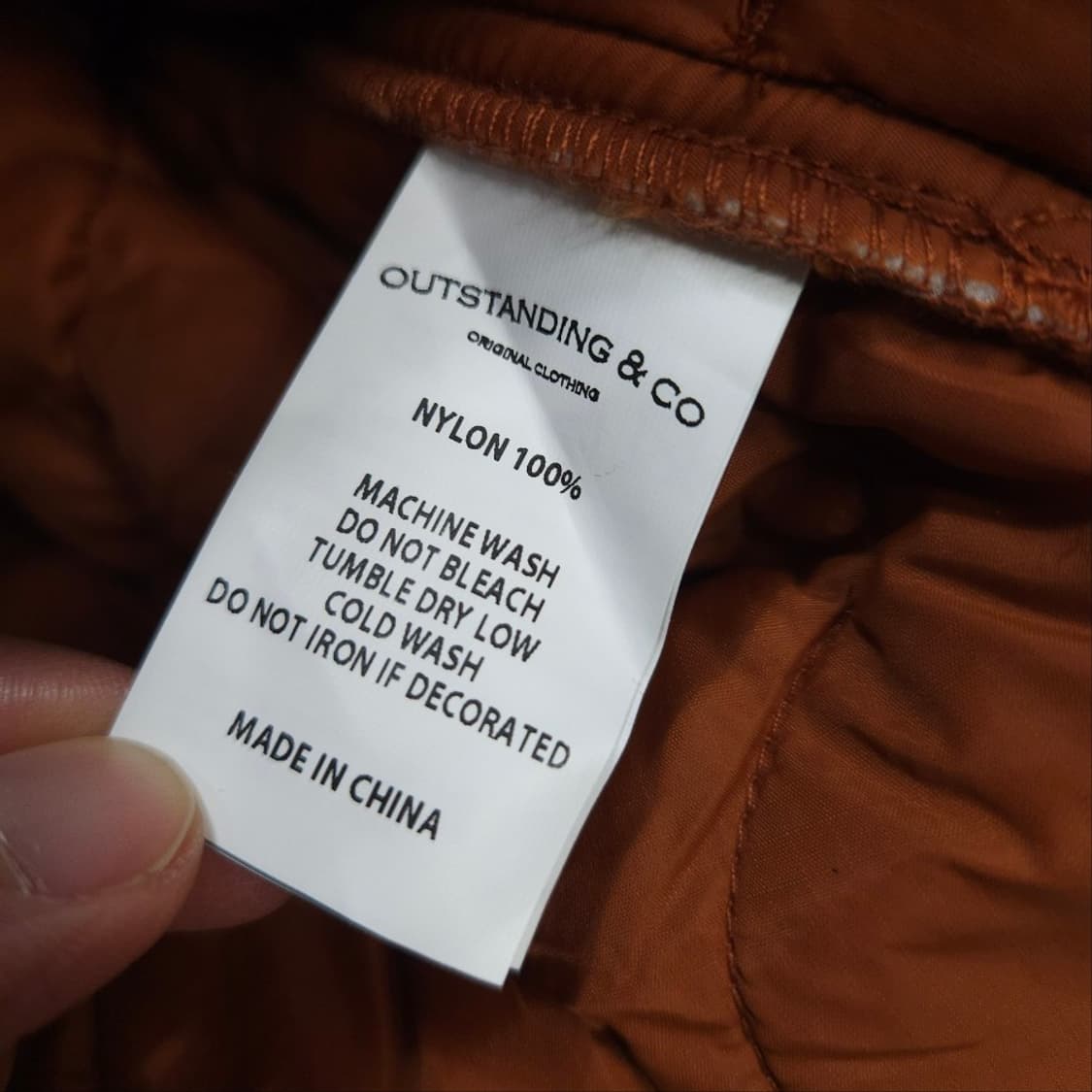 아웃스탠딩 퀼팅 라이너 자켓 M 상품이미지5