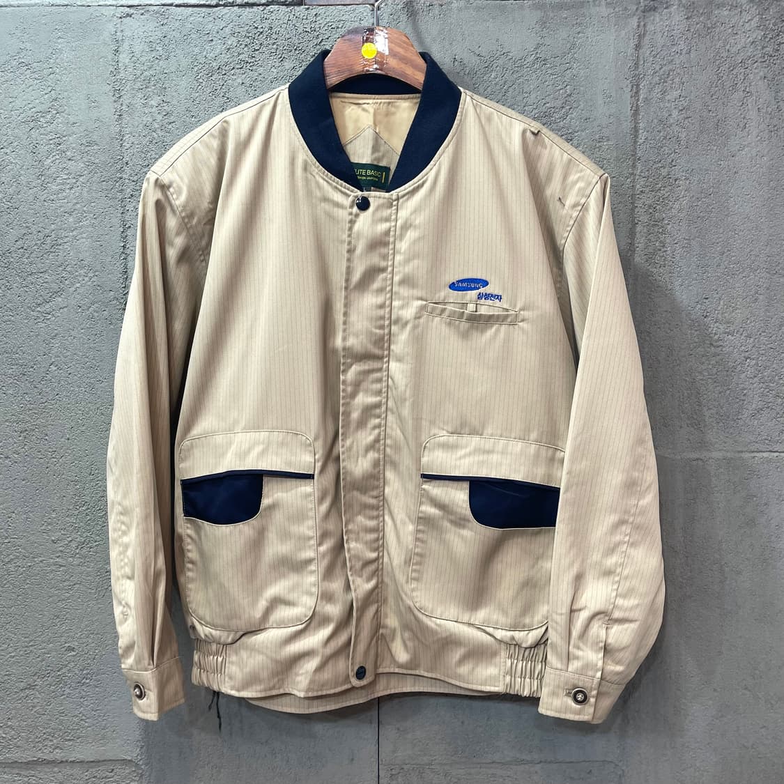 00s 삼성전자 스트라이프 봄버 자켓 상품이미지1