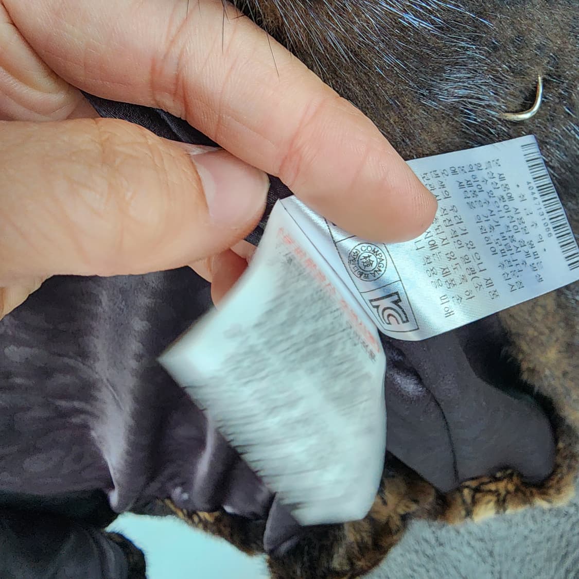 꼼빠니아 후드 퍼 코트 상품이미지8