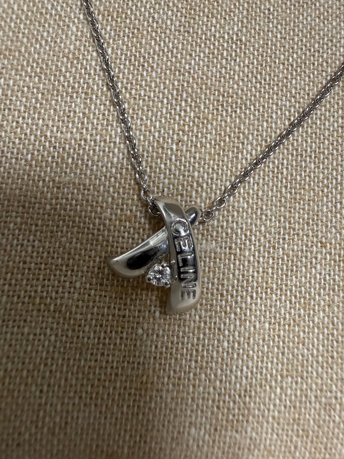 올드 셀린느 PT900 다이아 목걸이 상품이미지1