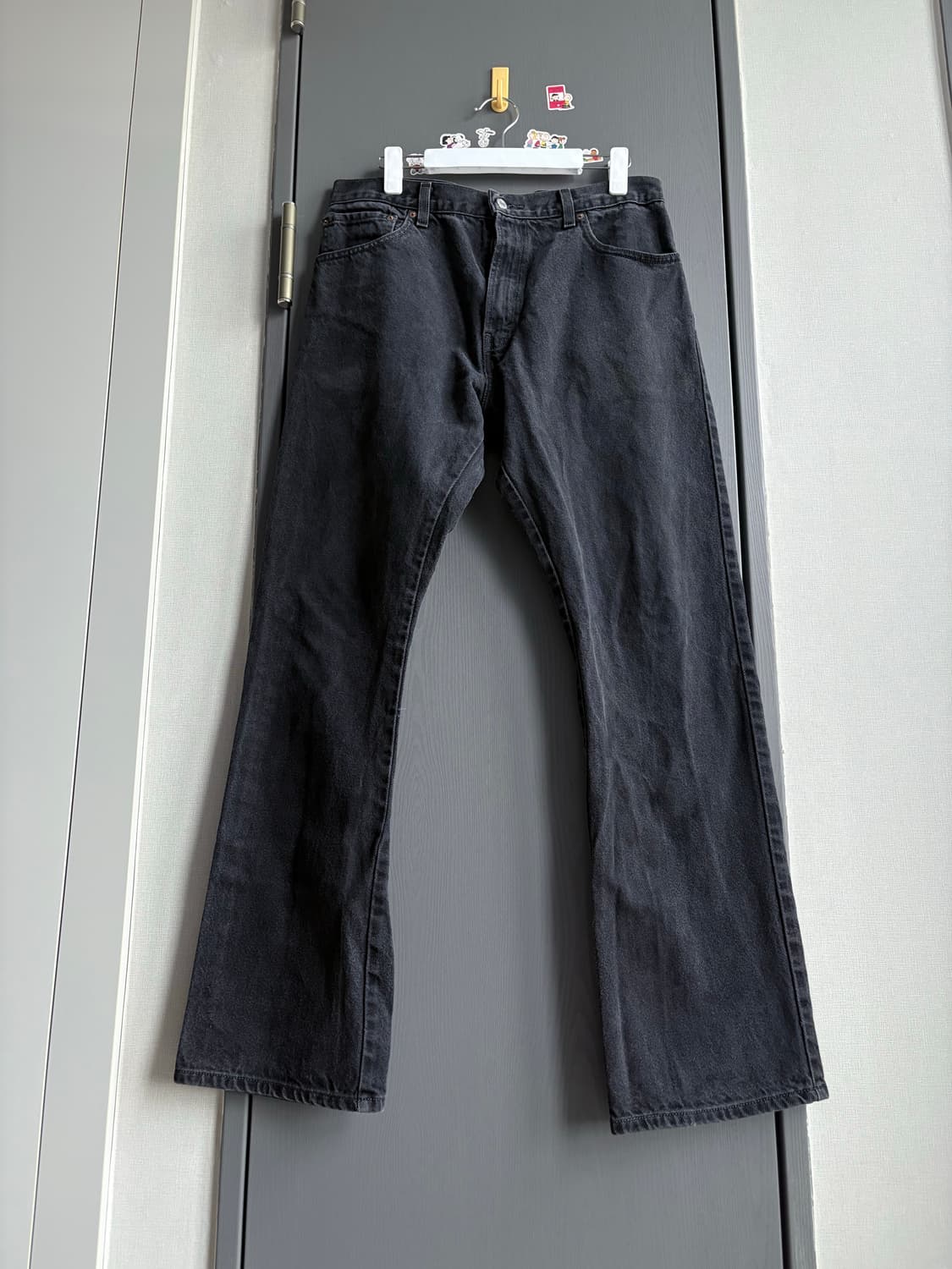 (34x32) 00s 리바이스 517 부츠컷 블랙진 상품이미지1