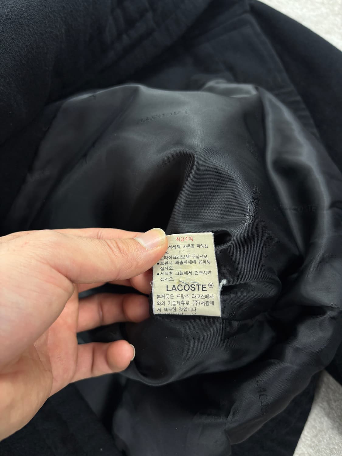 라코스테 울 블루종 자켓    상품이미지5
