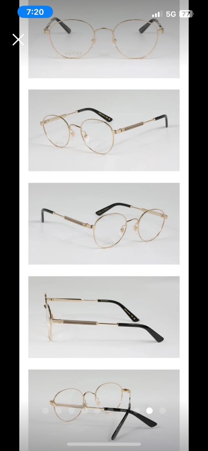 구찌 시그니처명품 남녀안경(새상품) 상품이미지9