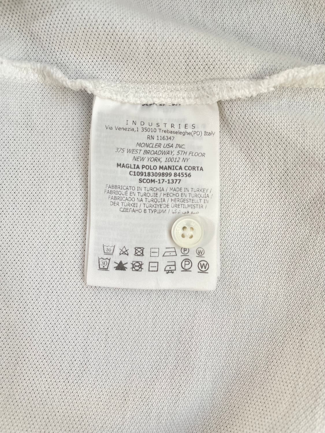 [L] 몽클레어 몽클레르 PK 카라 반팔 티셔츠 상품이미지10