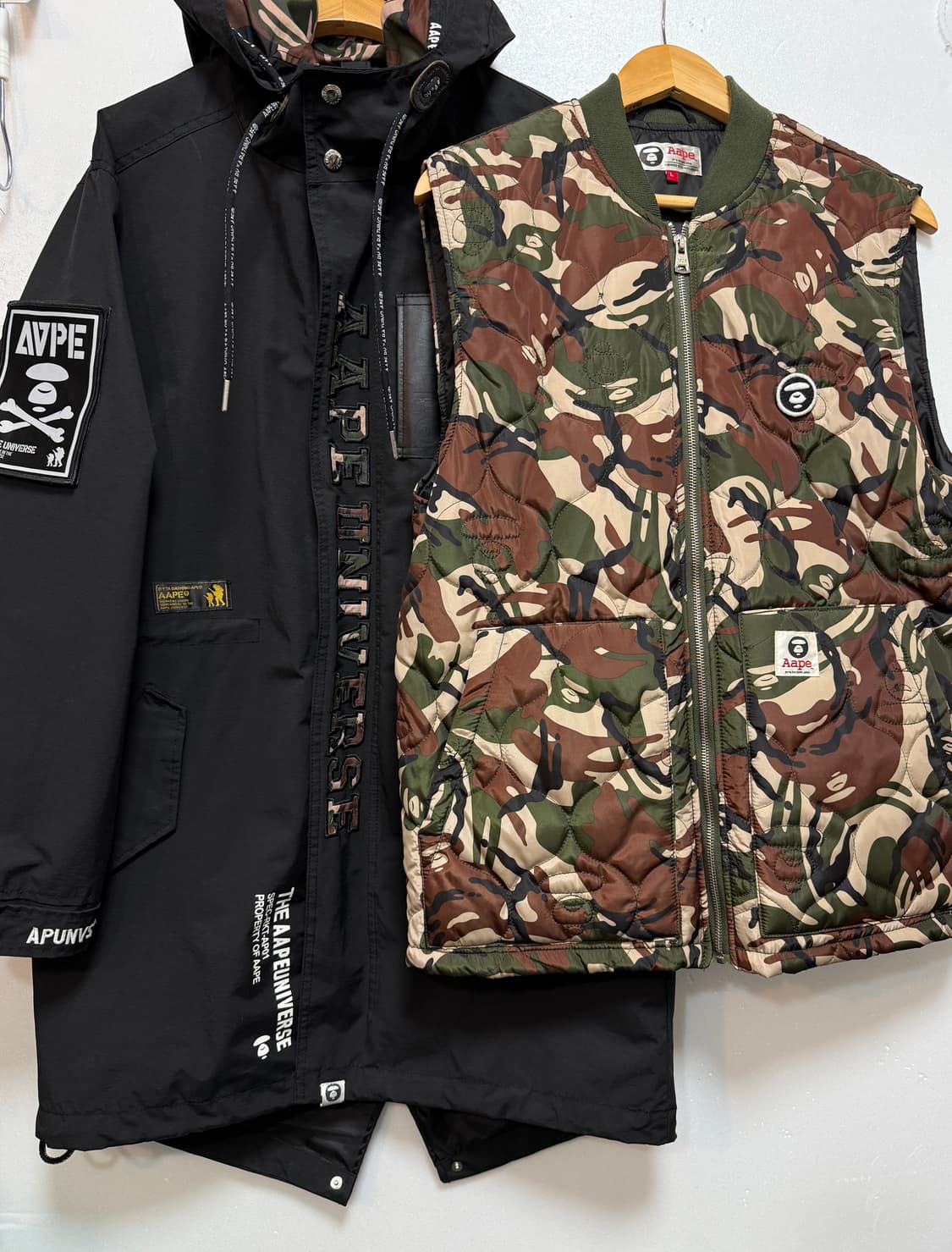 AAPE BY *A BATHING APE®  카모 투인원 파카 재킷 L 상품이미지1