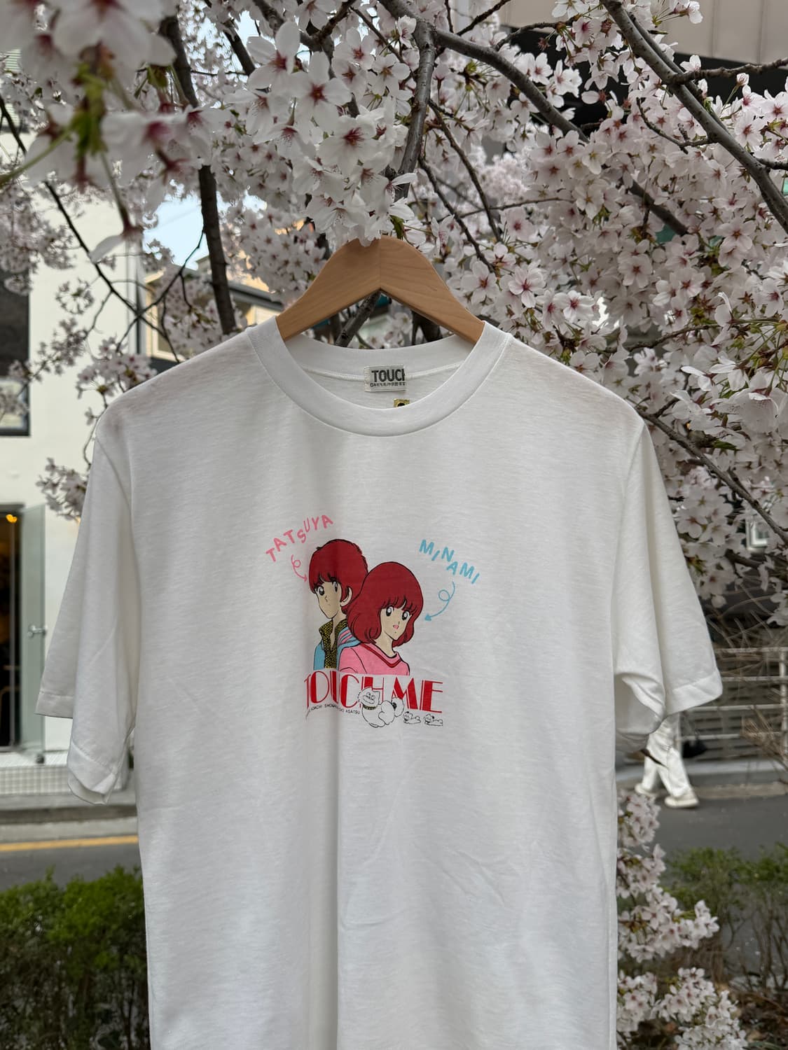 80s TOUCH 아다치 미츠루 애니메 티셔츠 상품이미지5