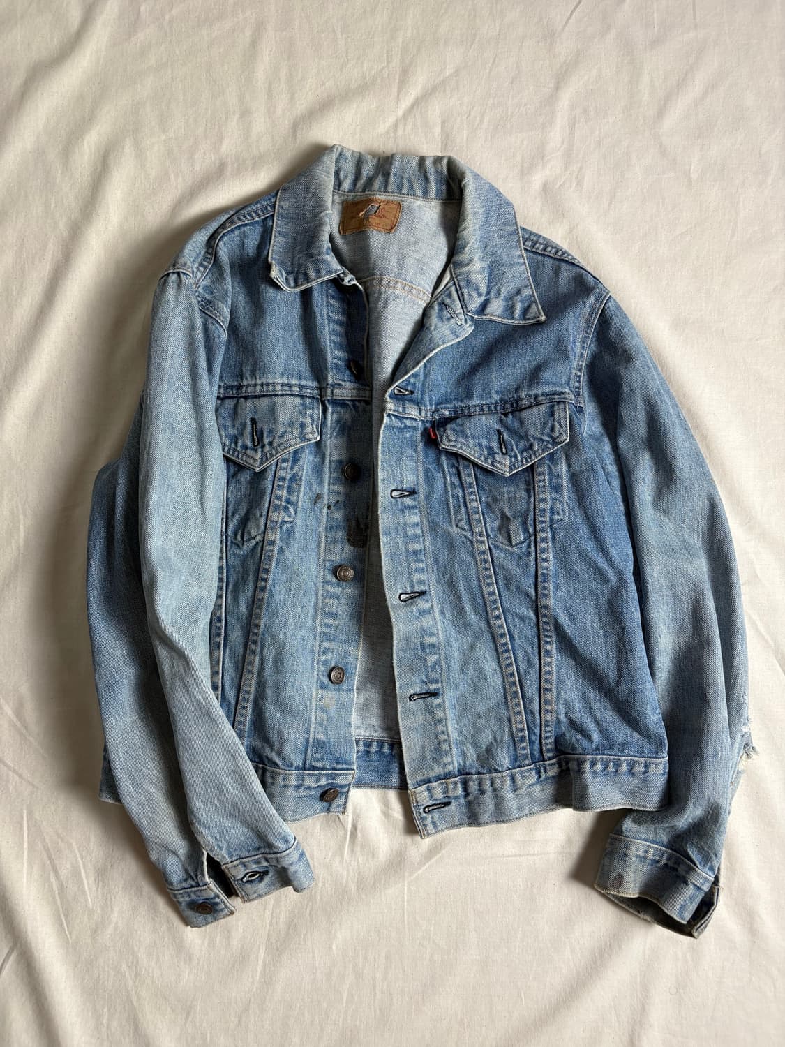 90s Levis 리바이스 데님 트러커 자켓 M 상품이미지1