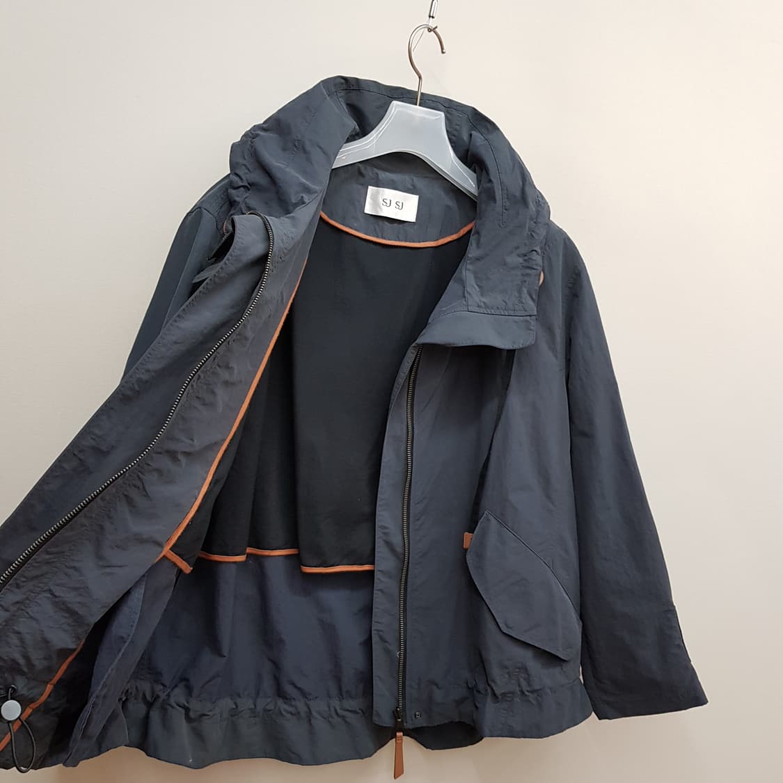 한섬 SJSJ 카라 스트링 점퍼 76-90-155사이즈 상품이미지5