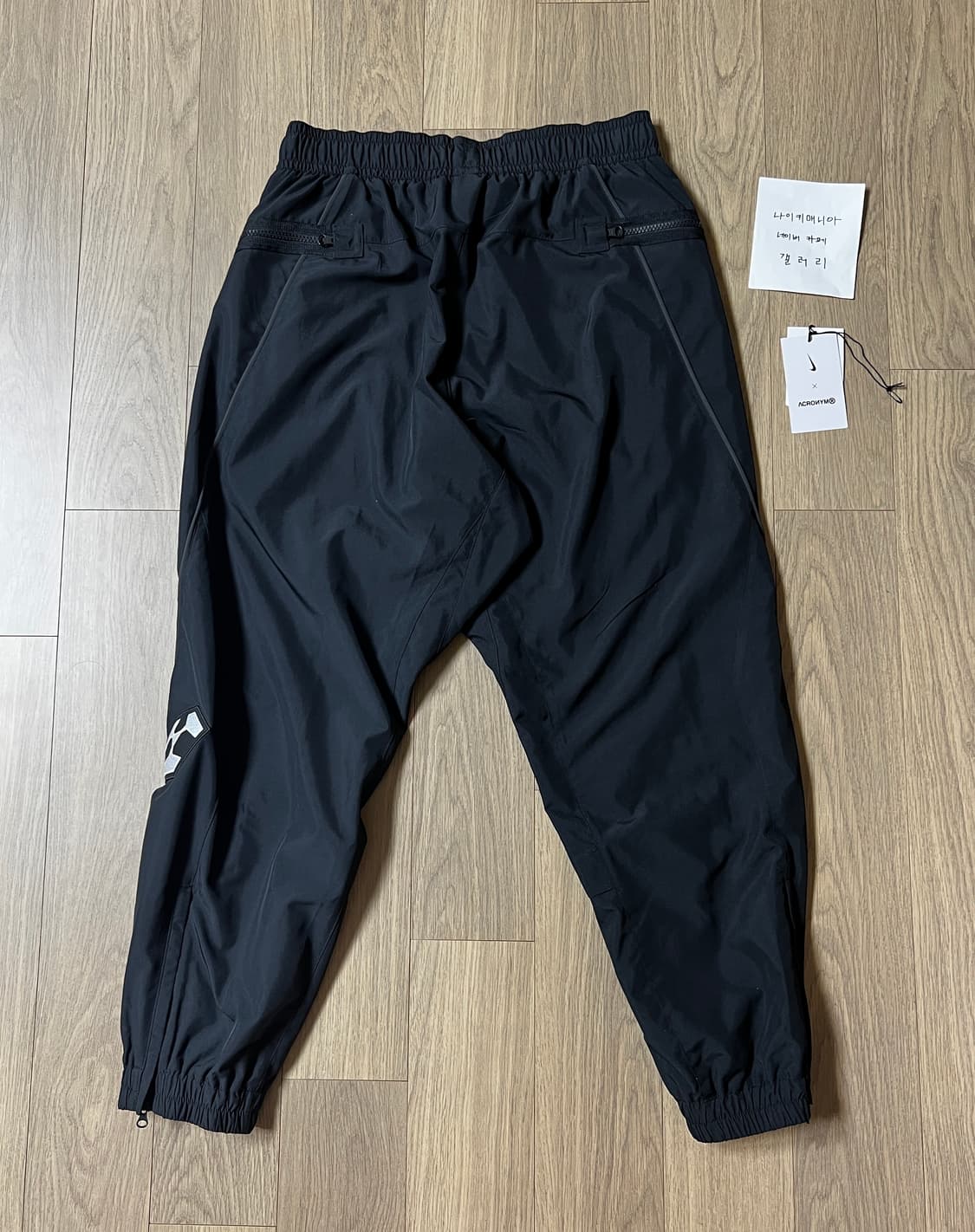 [S] 나이키 × 아크로님 NRG 우븐 팬츠 블랙 상품이미지8