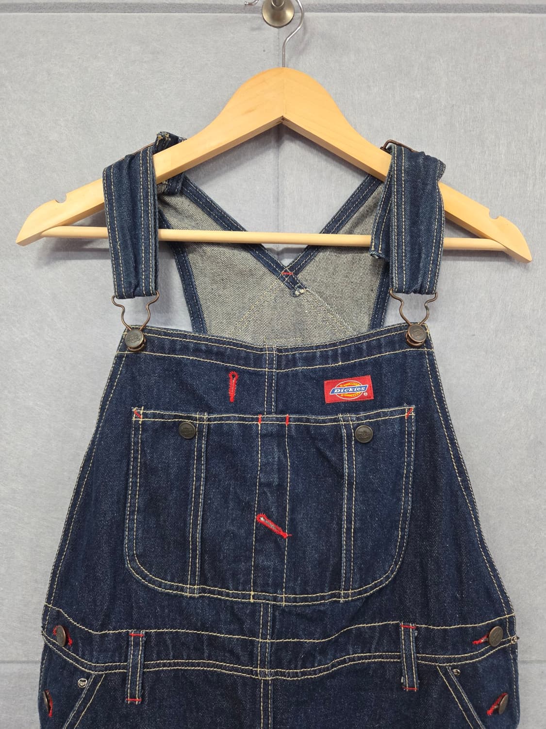 Dickies 디키즈 데님 오버롤 스커트 멜빵 원피스 상품이미지2