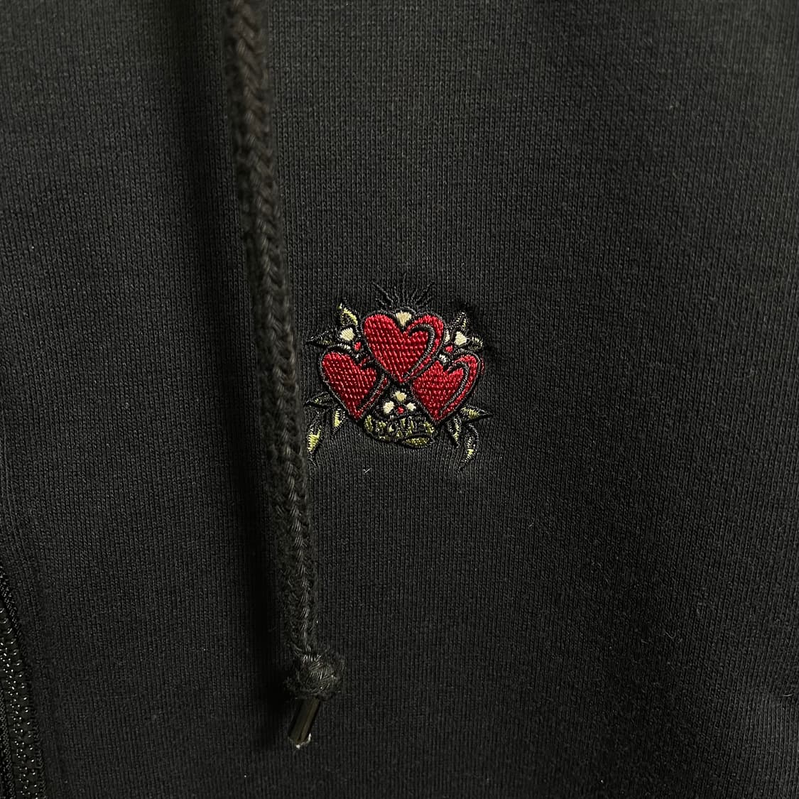 [M] 에드하디 블랙 후드집업 상품이미지3