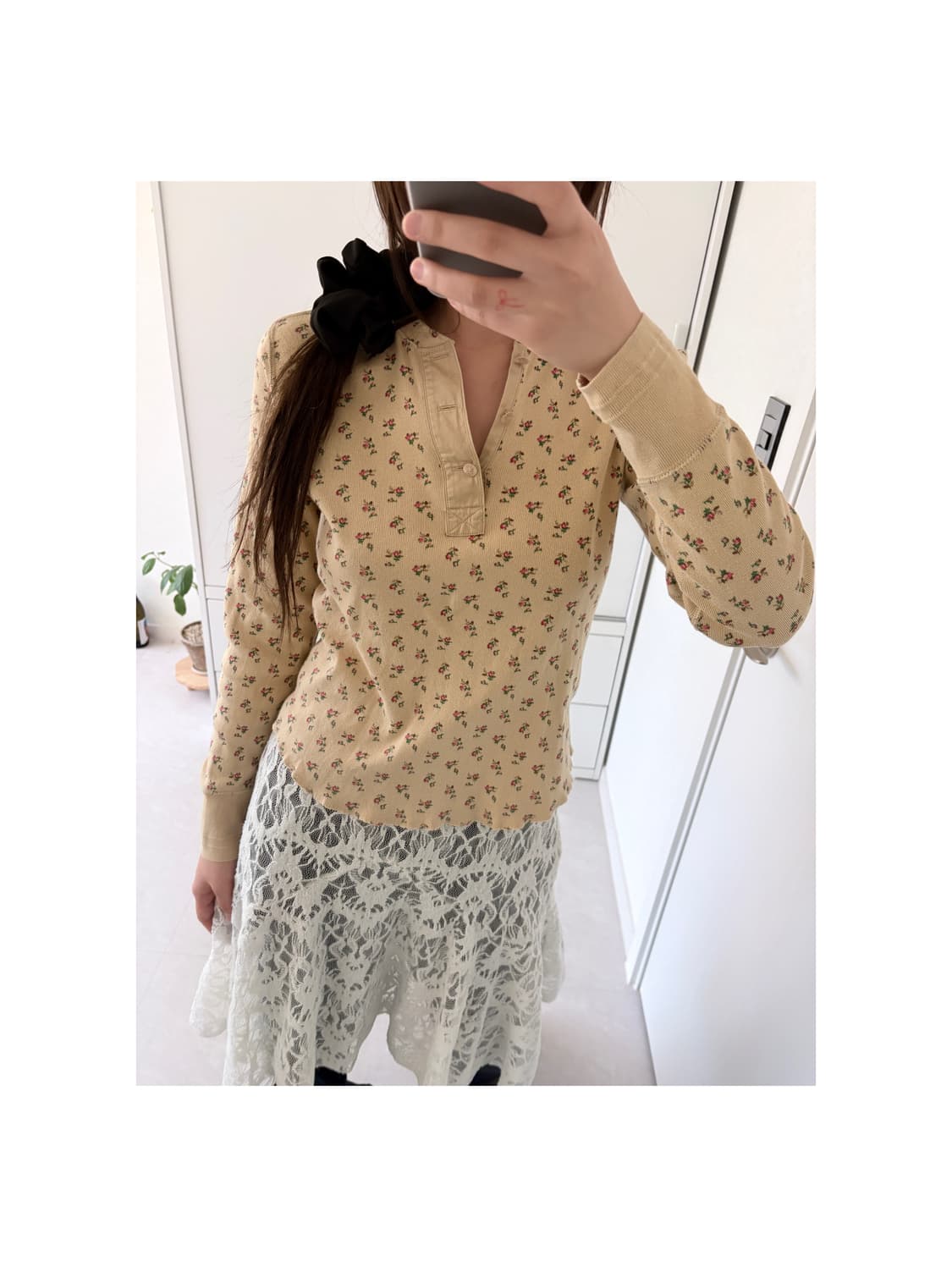 랄프로렌 플라워 빈티지 탑 상품이미지2