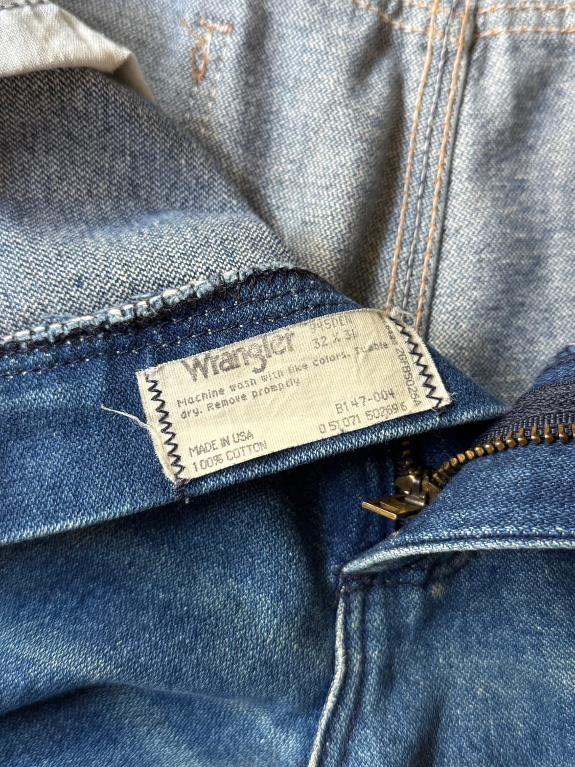 [32]90's 랭글러 Made in USA 웨스턴 플레어 데님 팬츠 상품이미지6