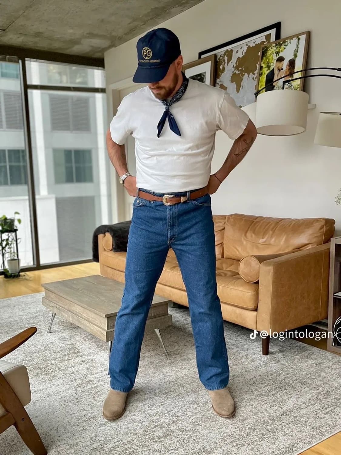 테코바스 죠니 스웨이드 웨스턴 부츠 카우보이 부츠 상품이미지10