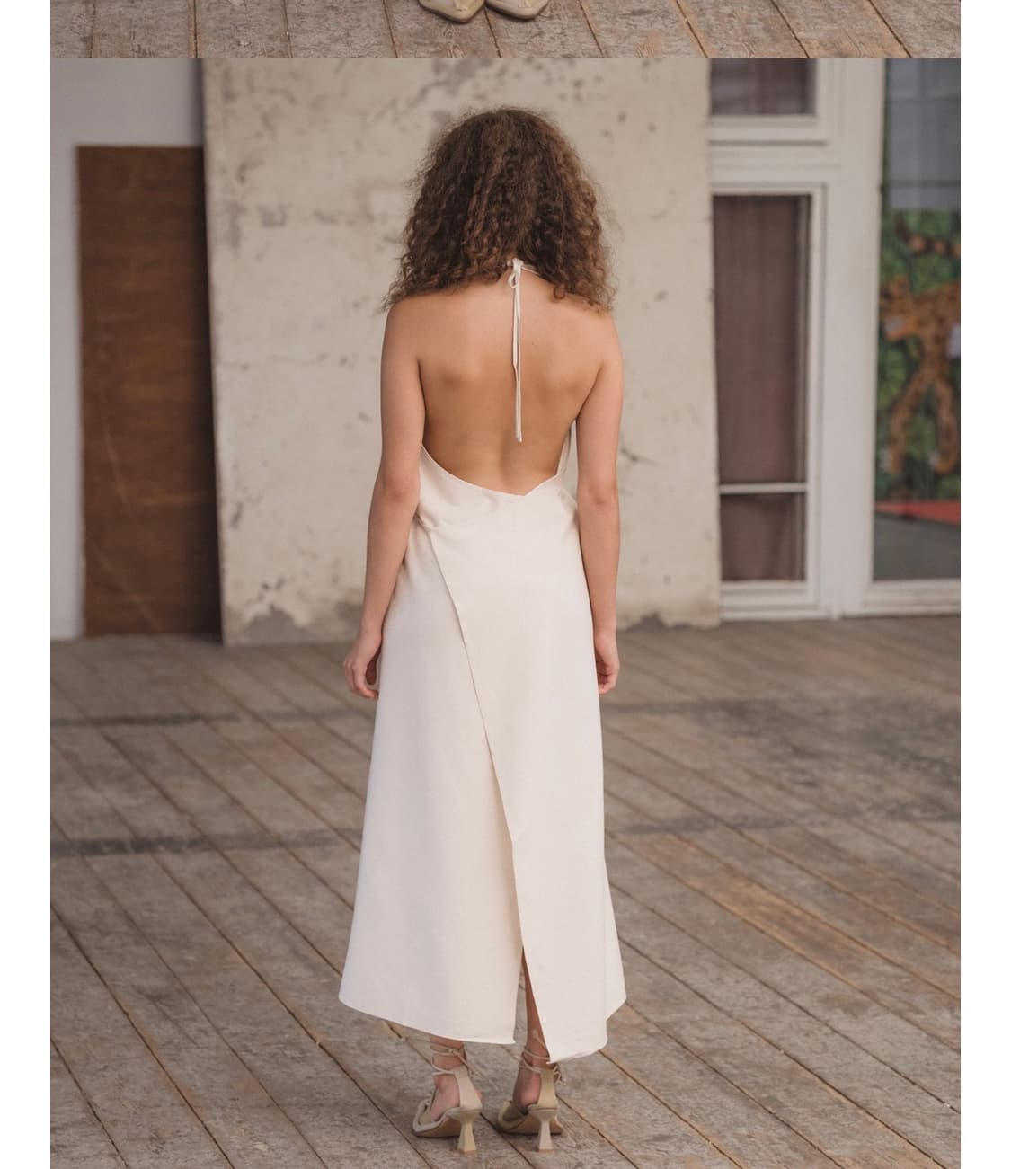 baserange APRON DRESS (WILD SILK) 상품이미지2